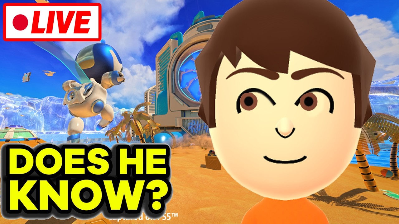 🔴[MIITUBER] I. AM. ASTRO. BOT. - Astro Bot Blind Playthru!