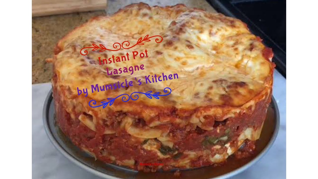 HOW TO MAKE - INSTANT POT LASAGNE | Mumtaz Hasham