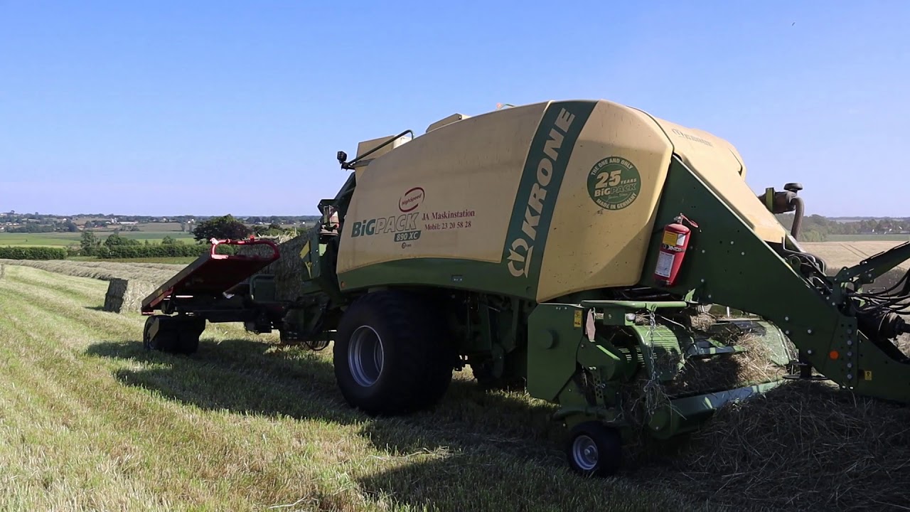 Produktion af kunsttørret hø sæson 2020 - Vestergaard forage