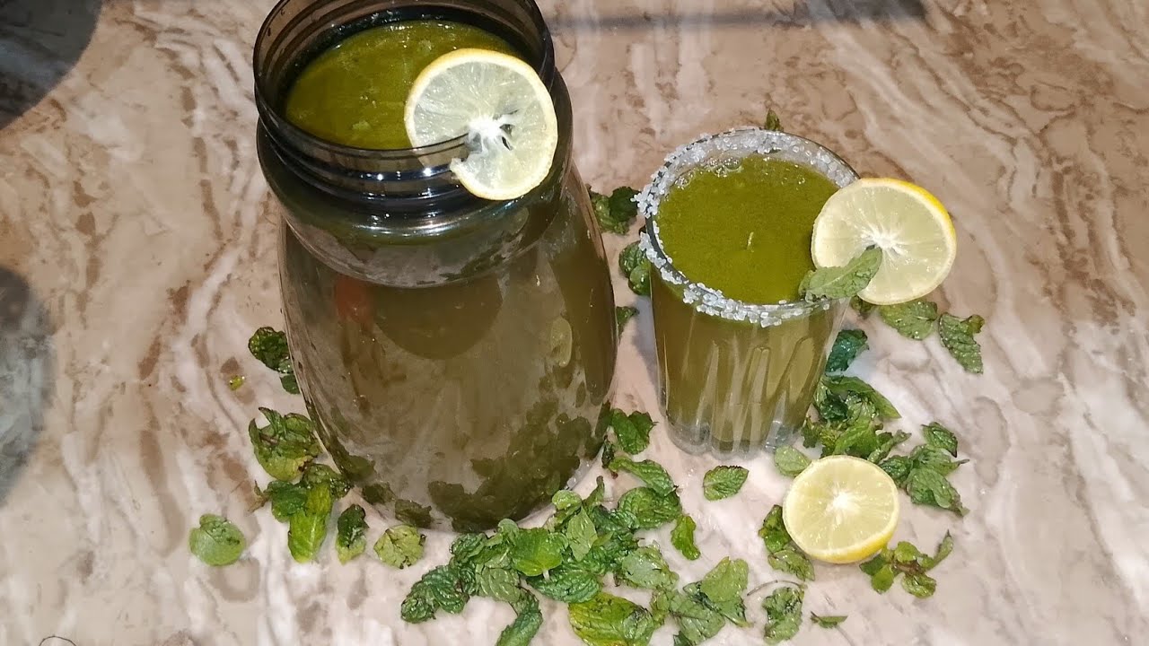 Podina and lemon 🍋 juice recipe Ramadan special recipe by special pakwan 