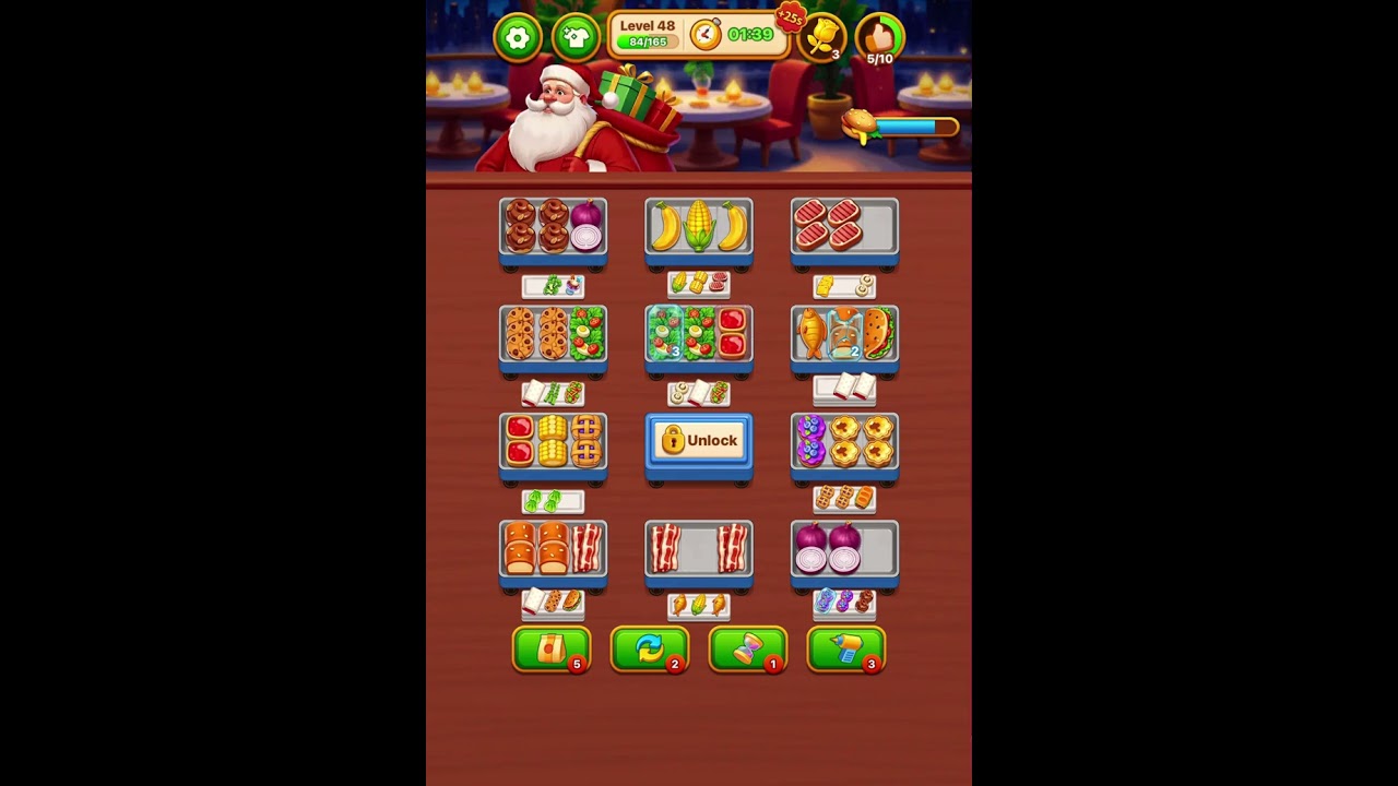 Grill Sort (Gloryway Puzzle) - Level 48 #games #cooking #grill #restaurant