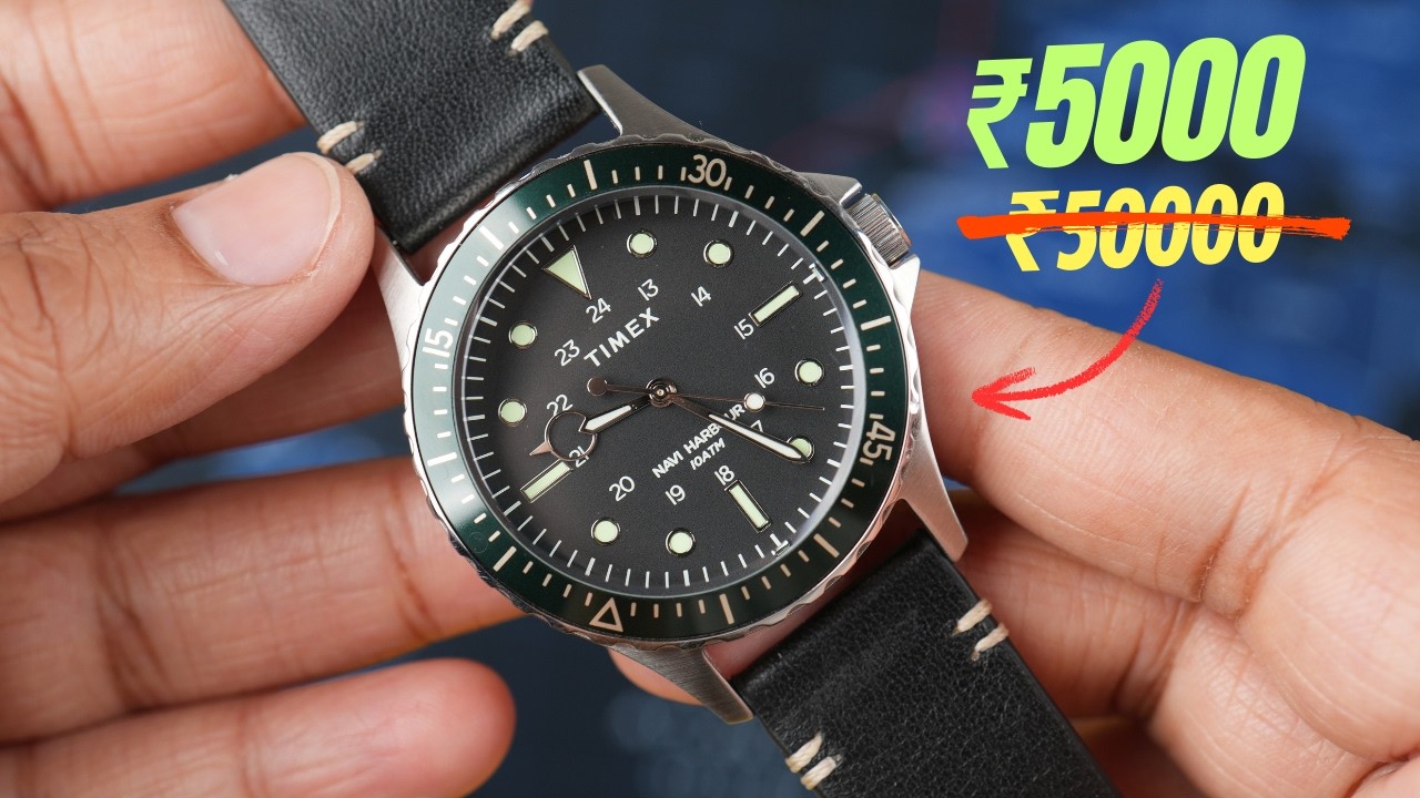 Only ₹5000! Best Diver Watch + Military Look under 5k | Timex Navi XL