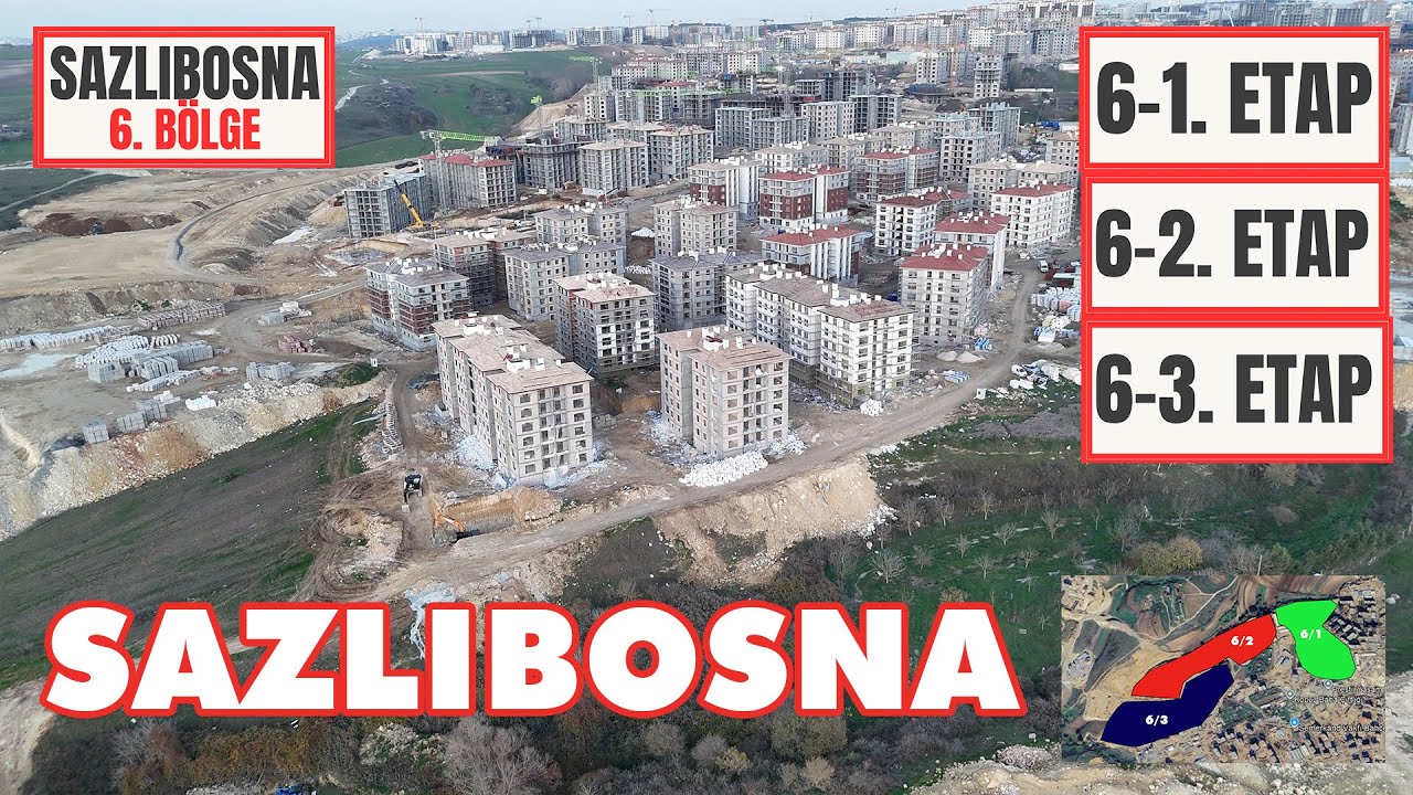 Toki Sazlıbosna 6. b&ouml;lge son hava g&ouml;r&uuml;nt&uuml;leri. #toki #sazlıbosna