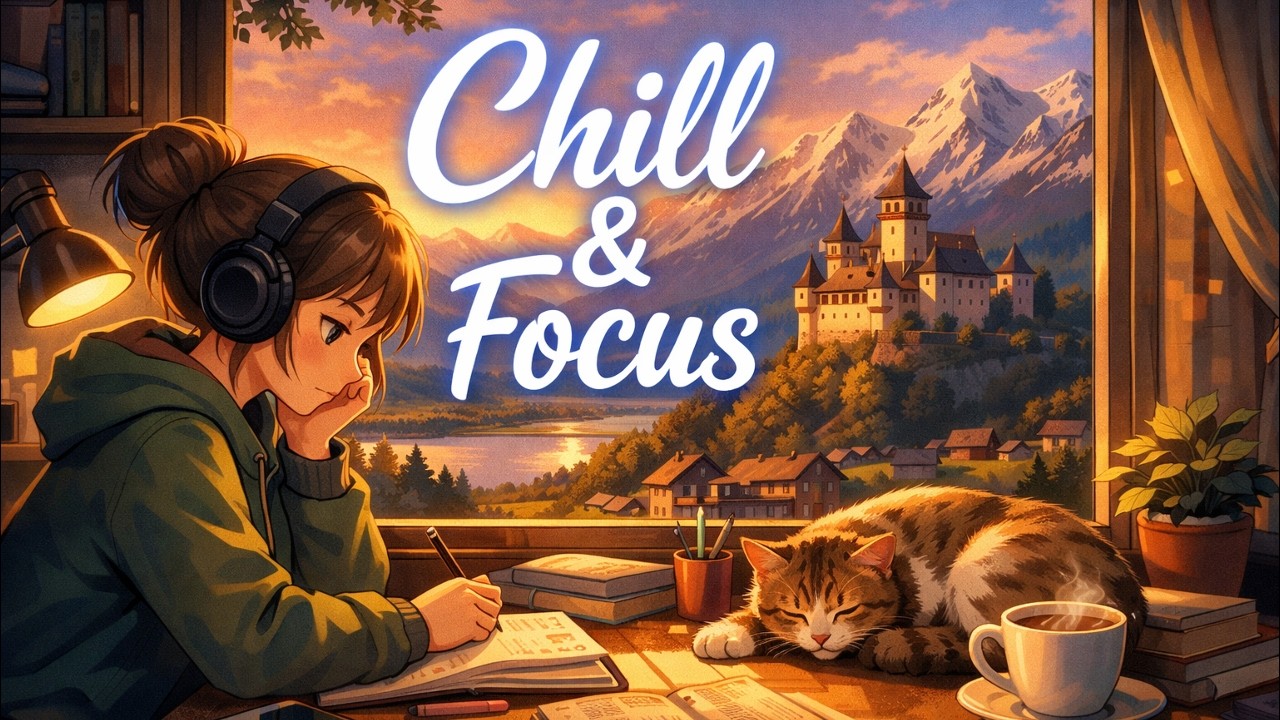 Lofi Chill & Focus - Deep Concentration Beats for Studying, Working & Relaxing | Calm Background