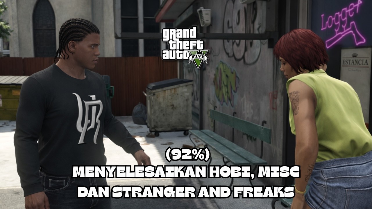 (Road To 100%) ADIK ADIK JANGAN NONTON!!!.... - GTA V BAHASA INDONESIA NO CHEAT #21