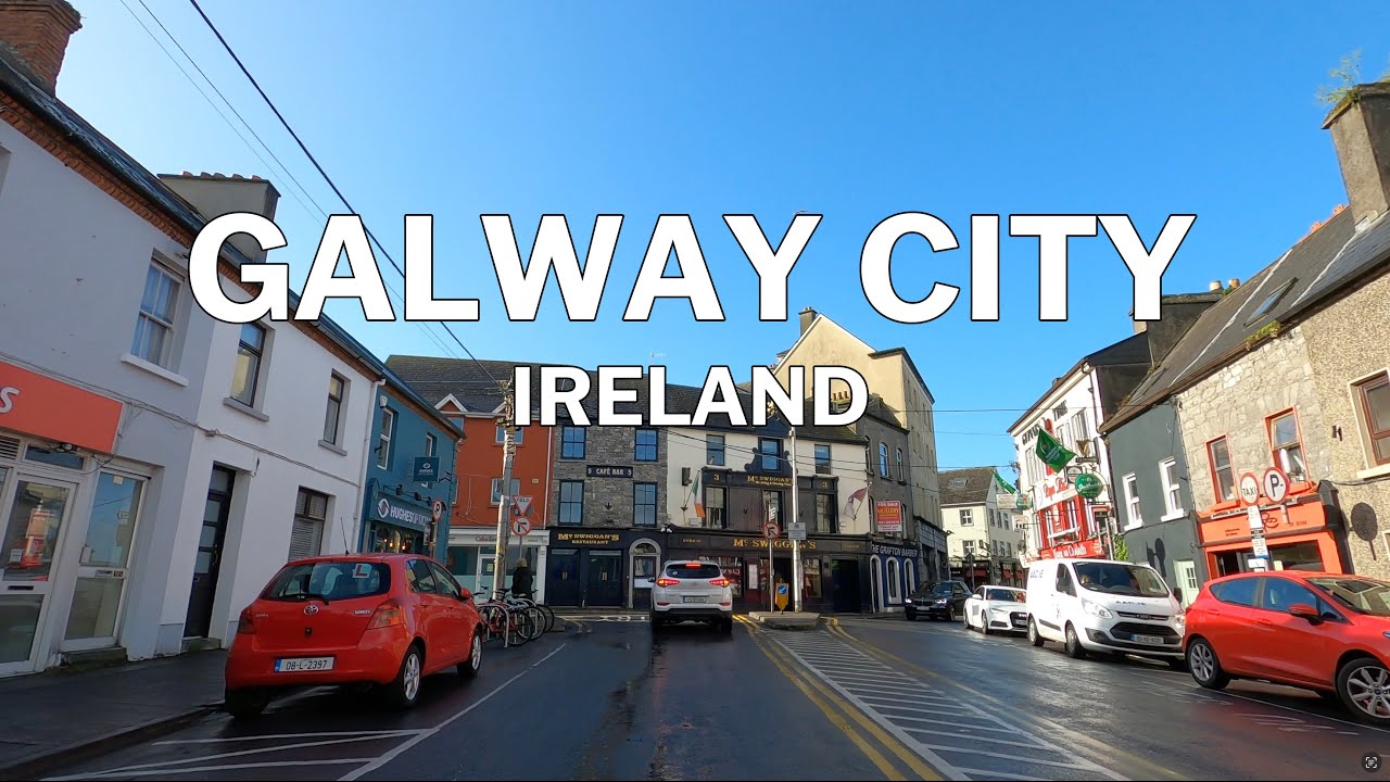 Galway City, Ireland - Driving Tour 4K