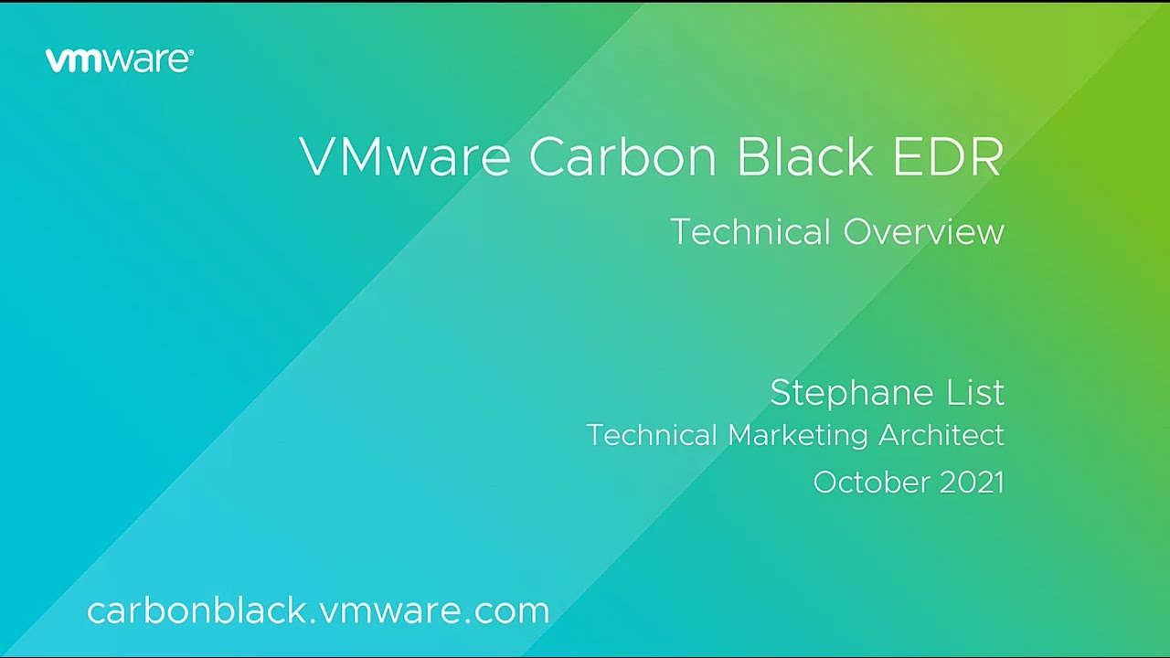 VMware Carbon Black EDR ( On-Prem)