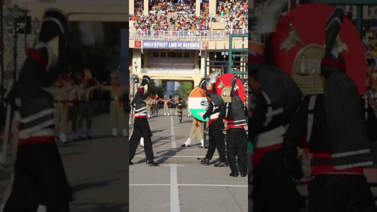 Wahga Border India Pakistan Gate Opening Ceremony