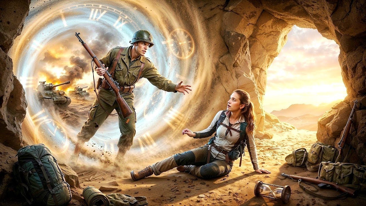 بنت تنام في كهف سنة 2025, تصحى في 1945, وتقع في حب جندي فاضله 24 ساعة ويموت