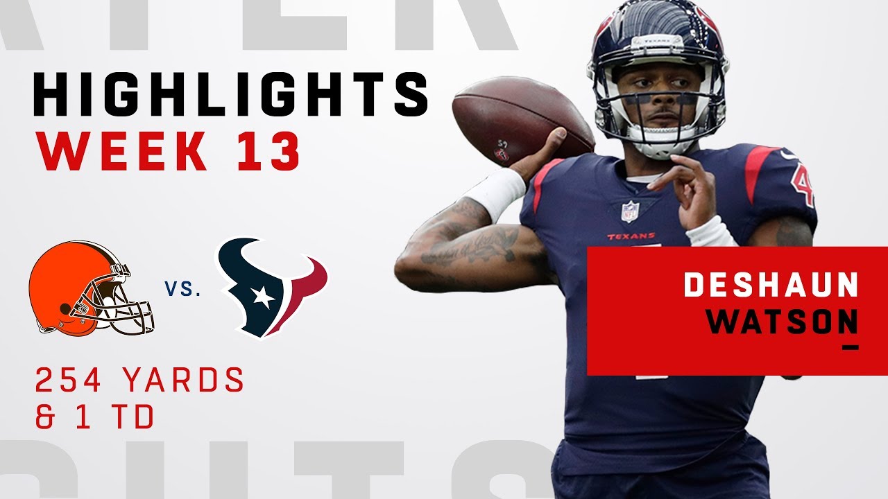 Deshaun Watson Highlights vs. Browns
