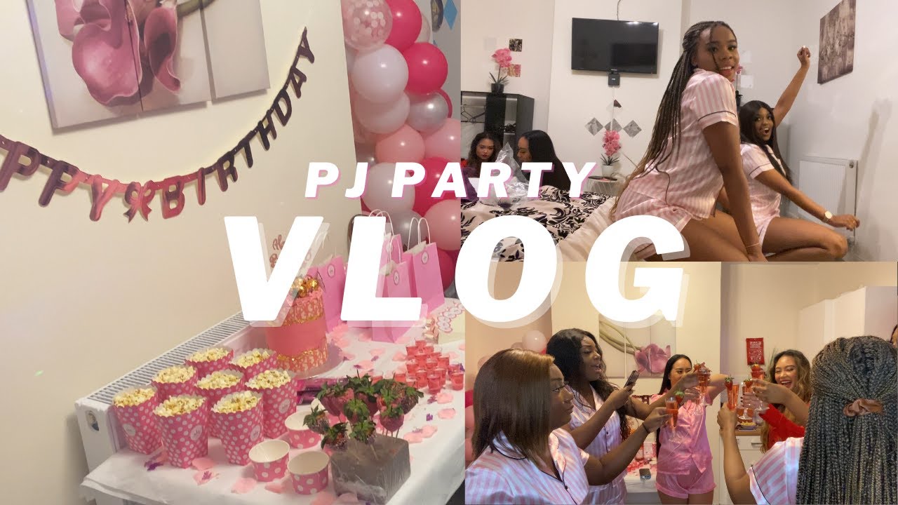 Girls Night Vlog | PJ Party | Birthday Slumber Party | ItsFeji
