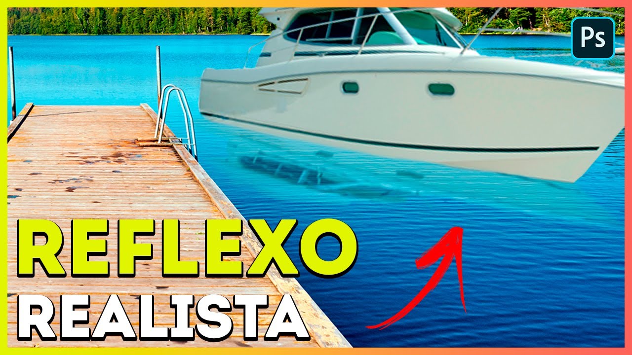 Como criar EFEITO DE REFLEXO NA ÁGUA REALISTA no Photoshop