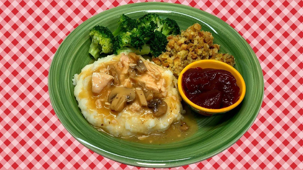 LUNCH LADY CHICKEN AND GRAVY!!  SHELF COOKING PANTRY PULL RECIPE!!