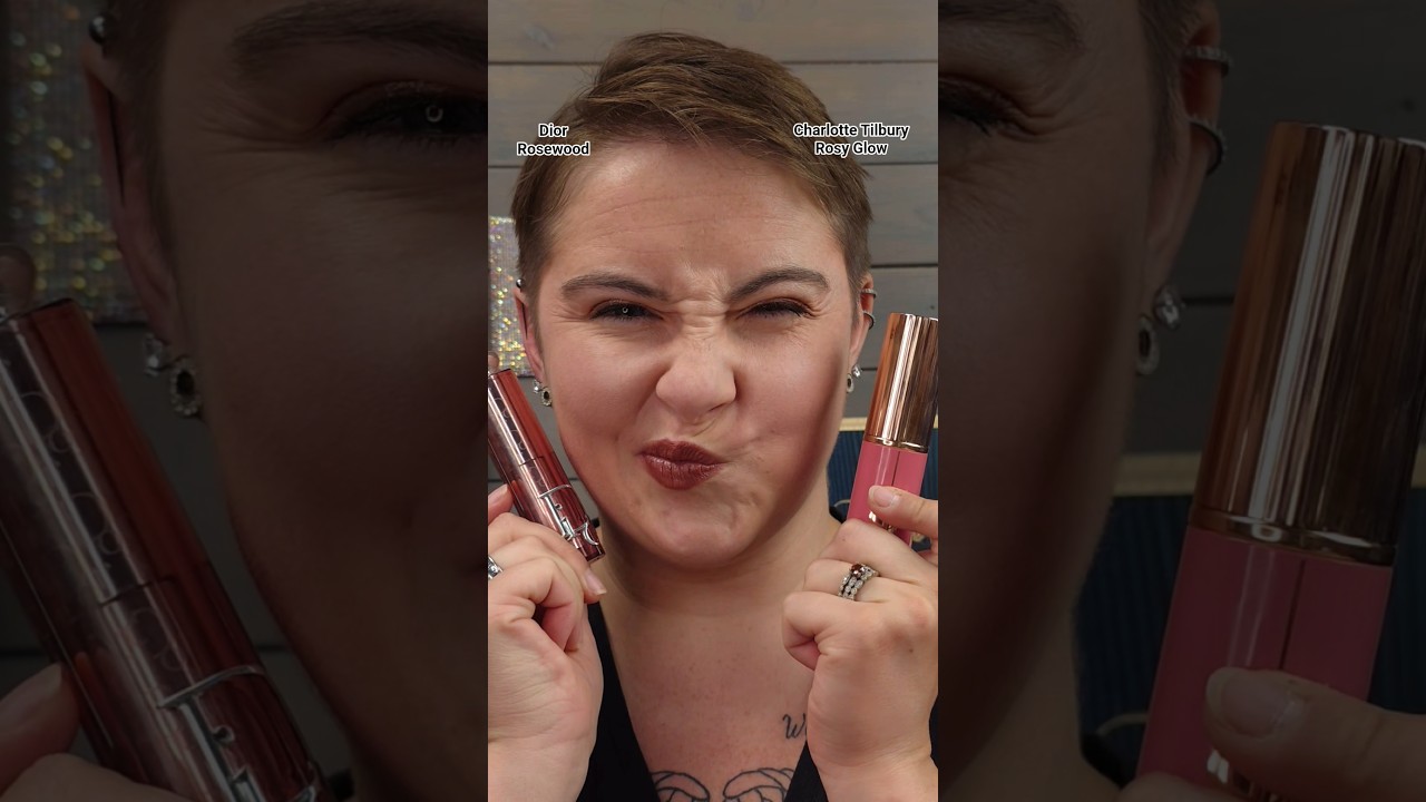 Dior or Tilbury? The Rosy Blush Stick Showdown 🌹 #newmakeup #luxury #blushbattle #summeronshorts