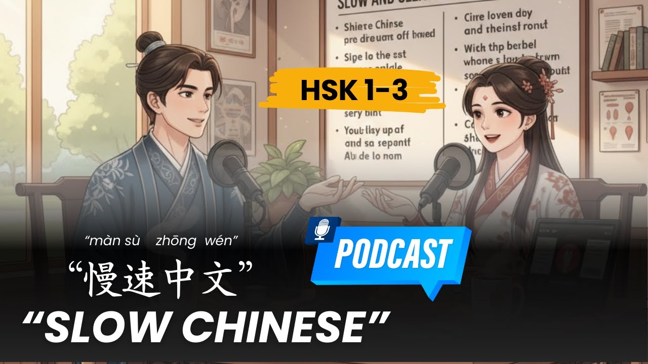 HSK 1–3 | Slow And Clear Listening Practice | Chinese Podcast