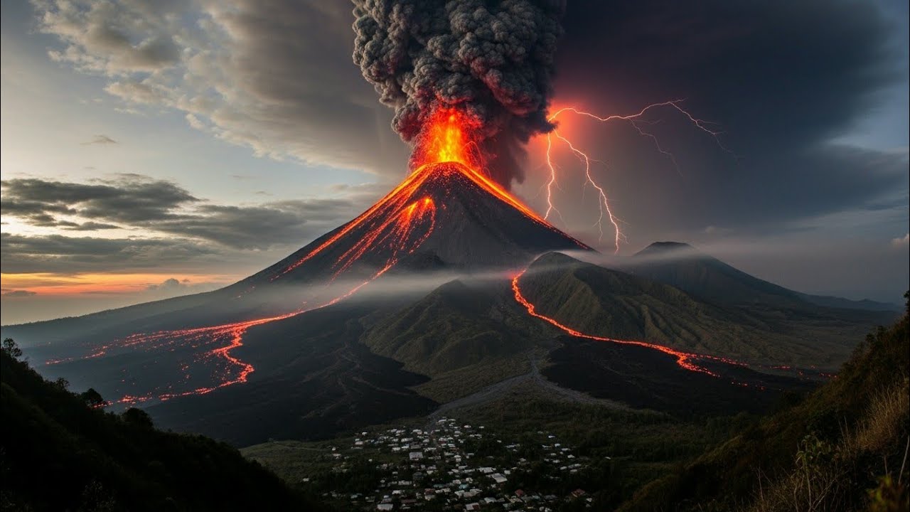 Kanlaon Volcano's Dramatic Eruption: Ash Plumes Soar!