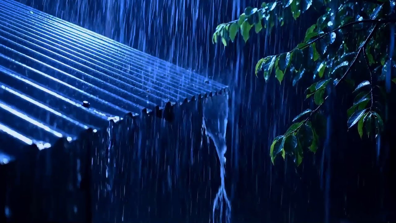 🌙 Relaxing Rain on a Tin Roof — Comforting Sleep Ambience & Peaceful Rainfall for Rest 💧
