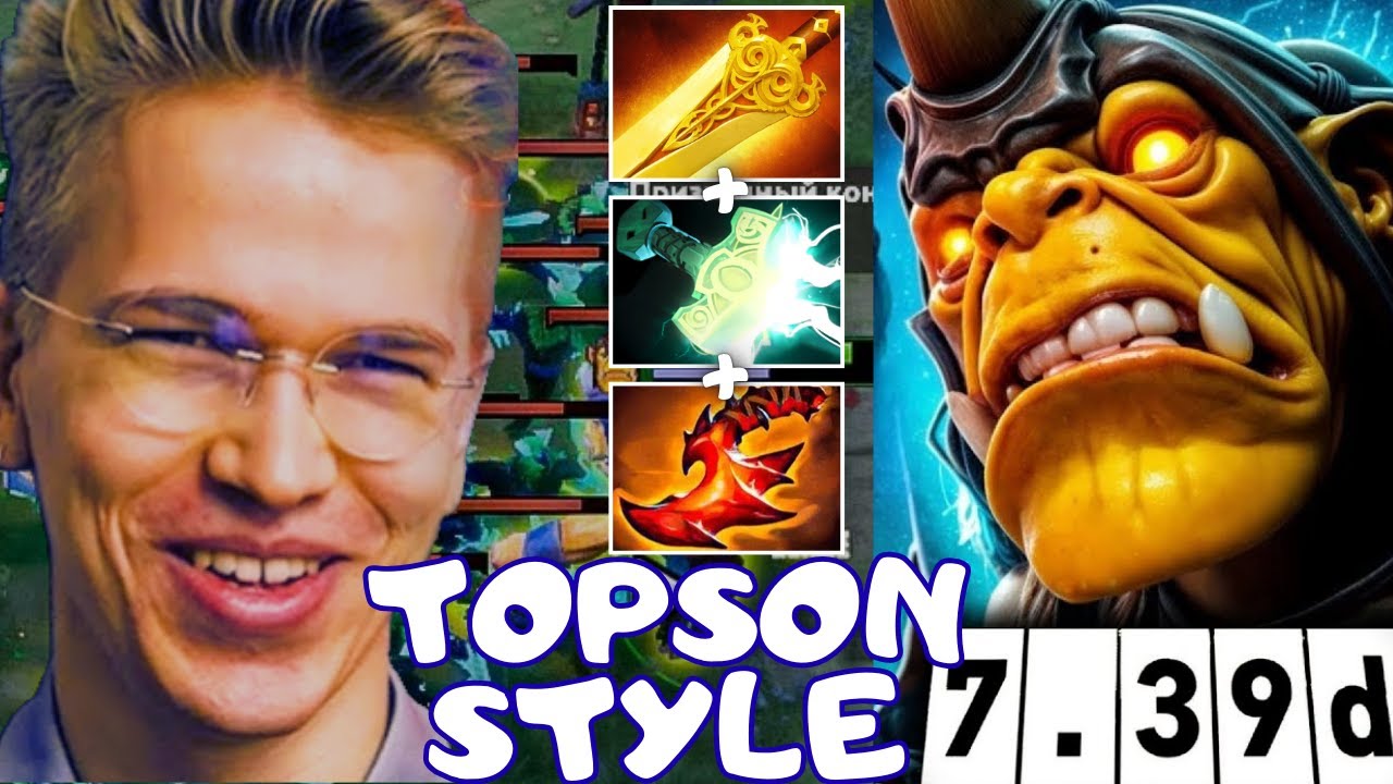 Topson Style Alchemist Mid Gameplay 7.39d