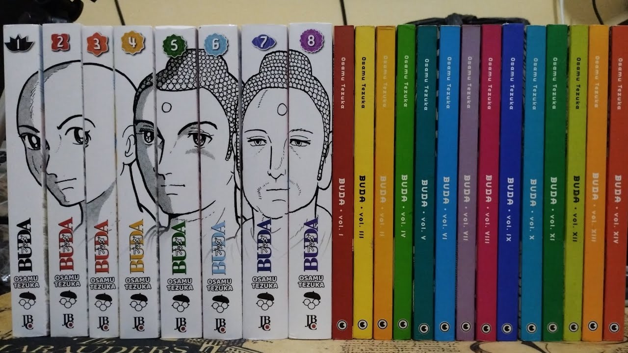 Completei a Coleção de BUDA (Osamu Tezuka) após 20 Anos! Unboxing e Comparativo: Conrad vs. JBC