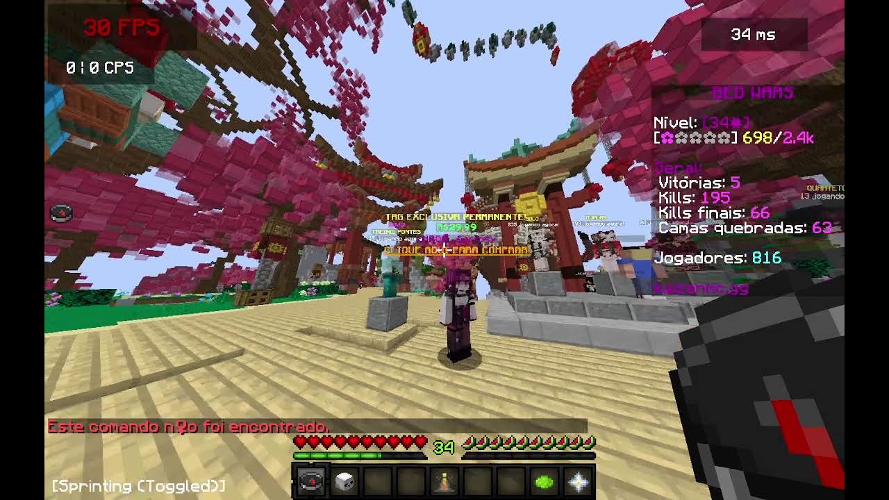 Bed Wars com inscritos | RUMO LEVEL 50