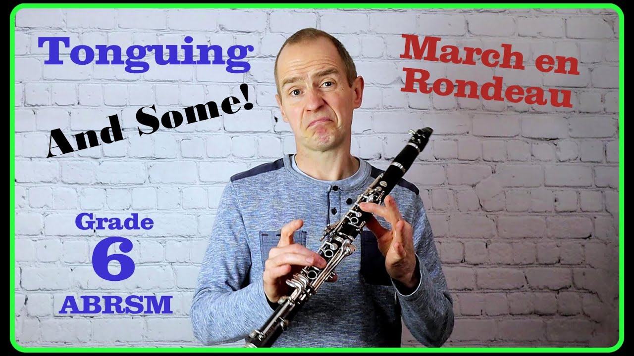 MARCHE EN RONDEAU by Terence Greaves - Clarinet Grade 6 ABRSM Tutorial + Play-Along