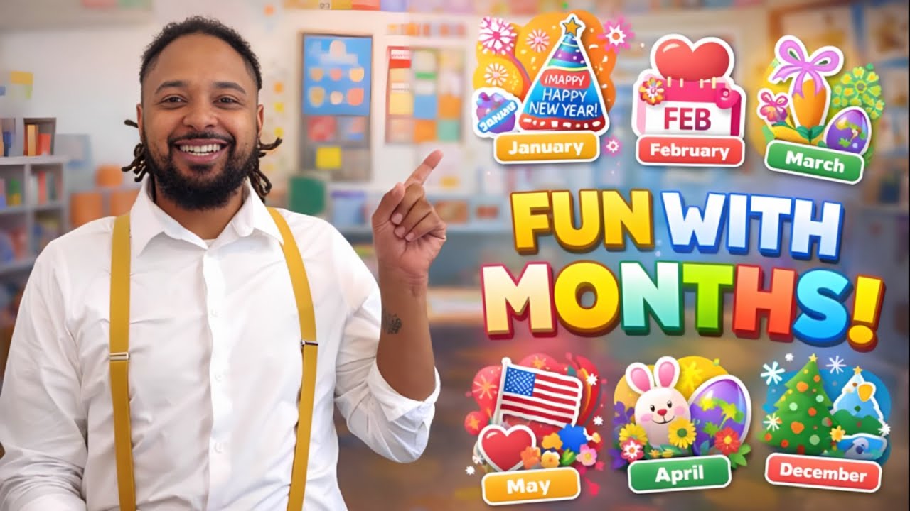 12 Months of the Year for Kids 👶📚 | Easy & Fun Learning | Calendar