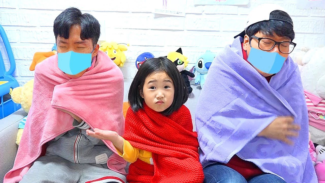 Tôi bị cảm lạnh vì mưa lớn! Boram chăm sóc cho bệnh cảm