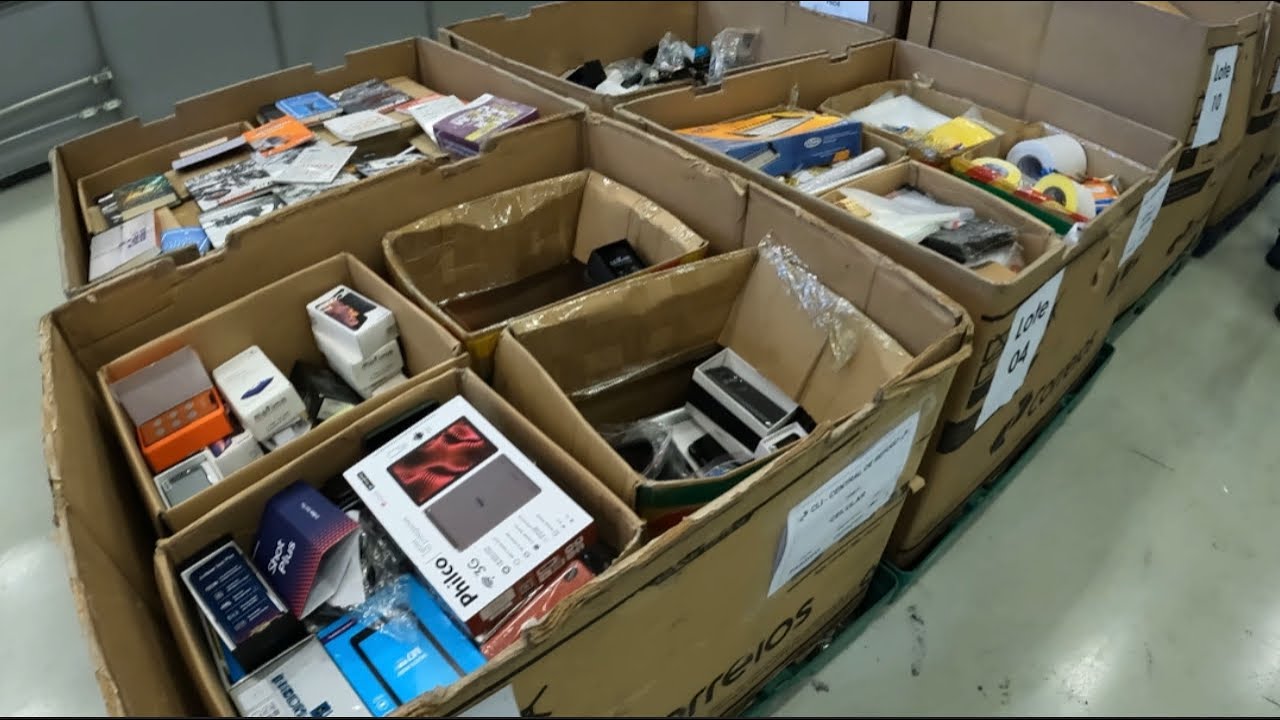 LEILÃO de PRODUTOS ABANDONADOS nos CORREIOS DE SÃO PAULO