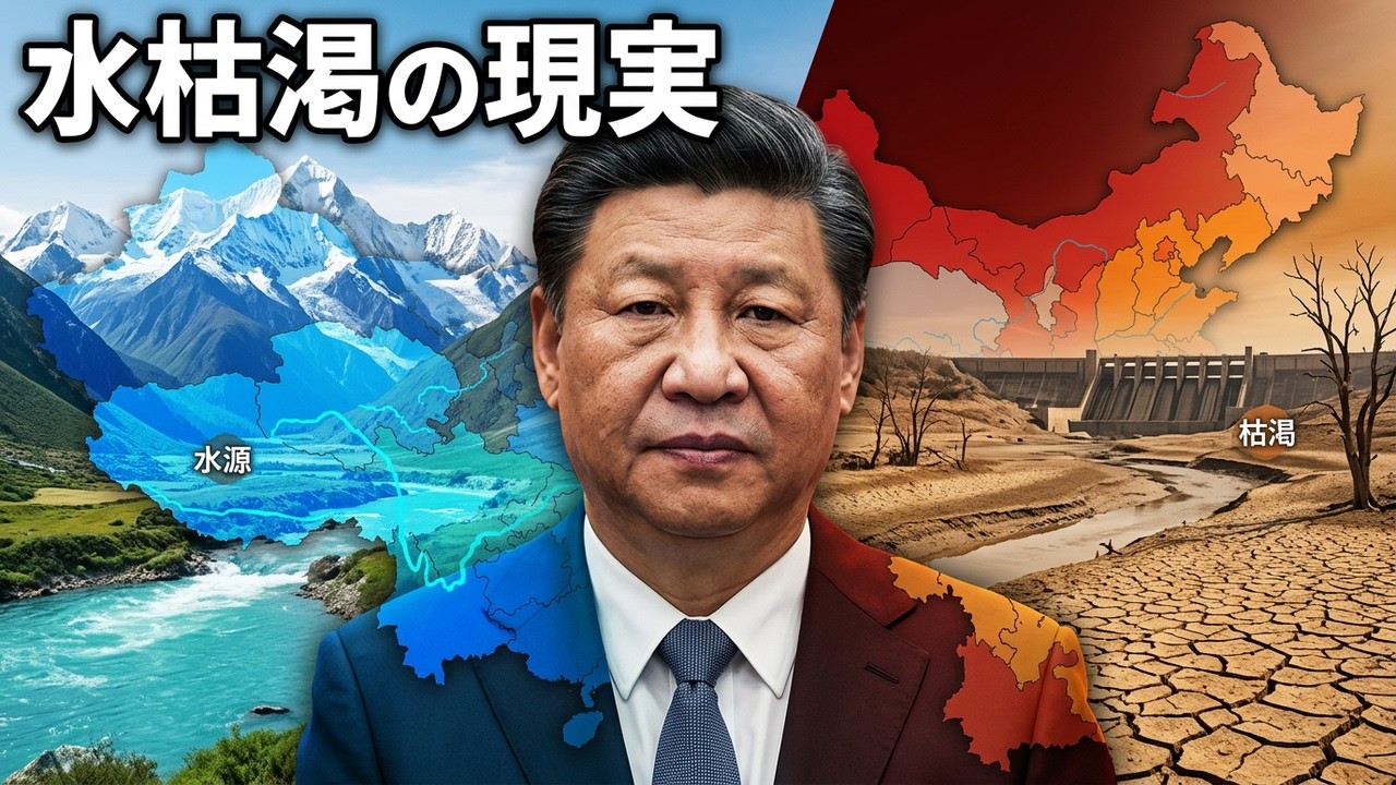 【地図でわかる】中国はなぜ水がないと崩壊するのかを検証