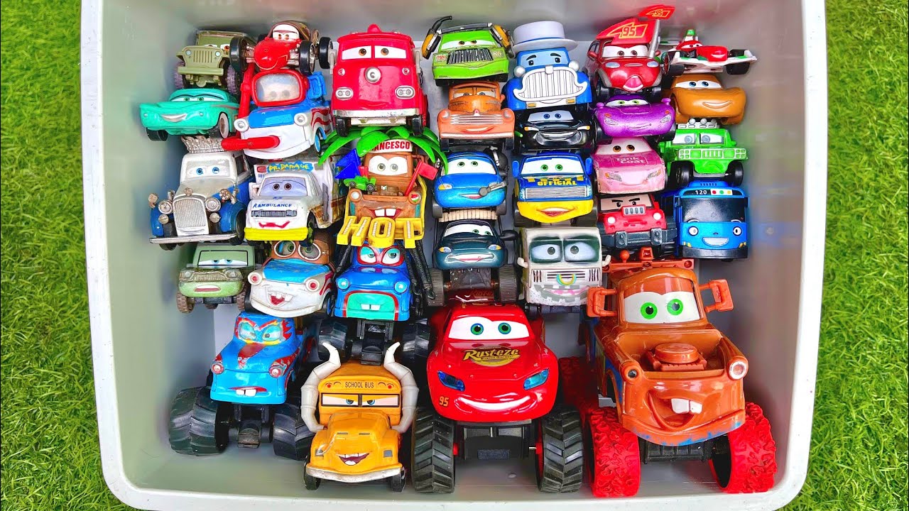 Disney Pixar Cars Unboxing Review | Lightning Mcqueen, Tow Mater, Doc Hudson, Sally Carrera, Cruz