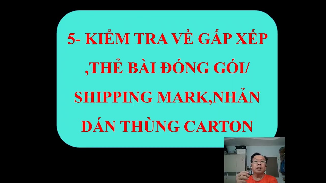 QA-QC KỸ NĂNG  KIỂM TRA HÀNG ĐI GIA CÔNG BÊN NGOÀI