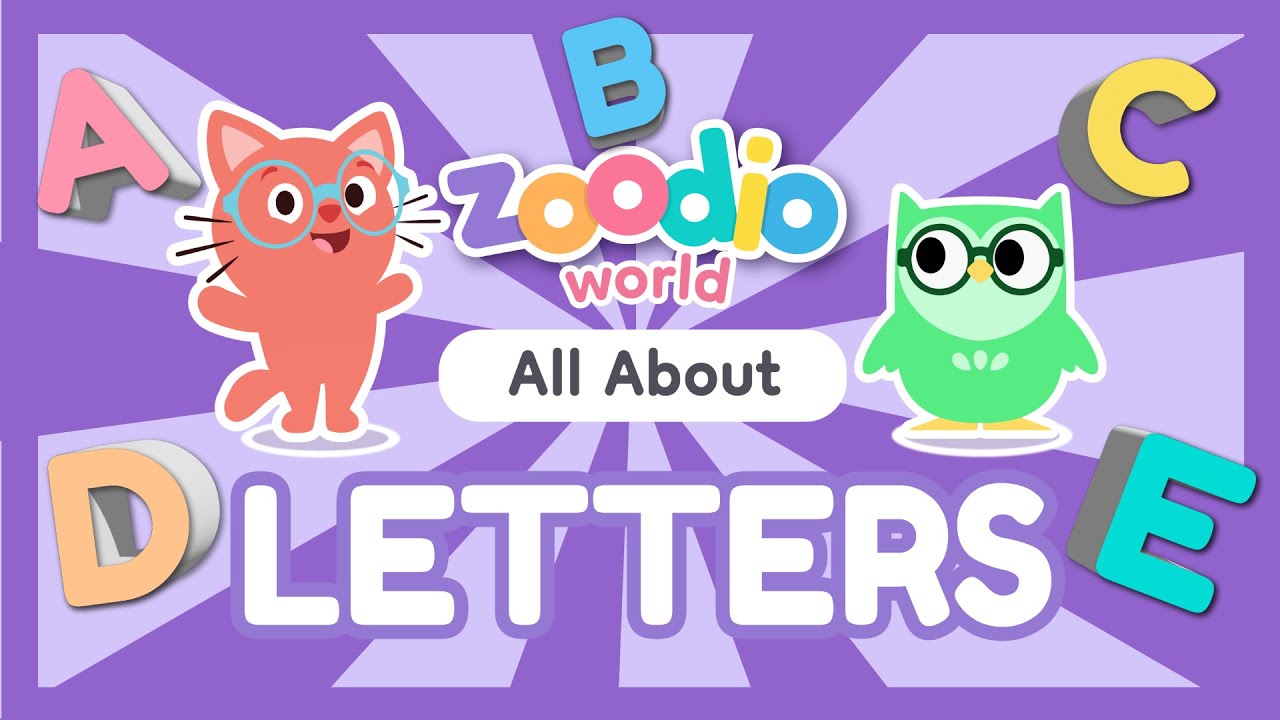All About Letters | Zoodio | Reading, Stories and Singing Songs for Kids