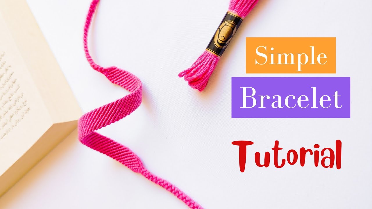 HOW TO MAKE DIAGONAL FRIENDSHIP BRACELET | EASY TUTORIAL FOR BEGINNER