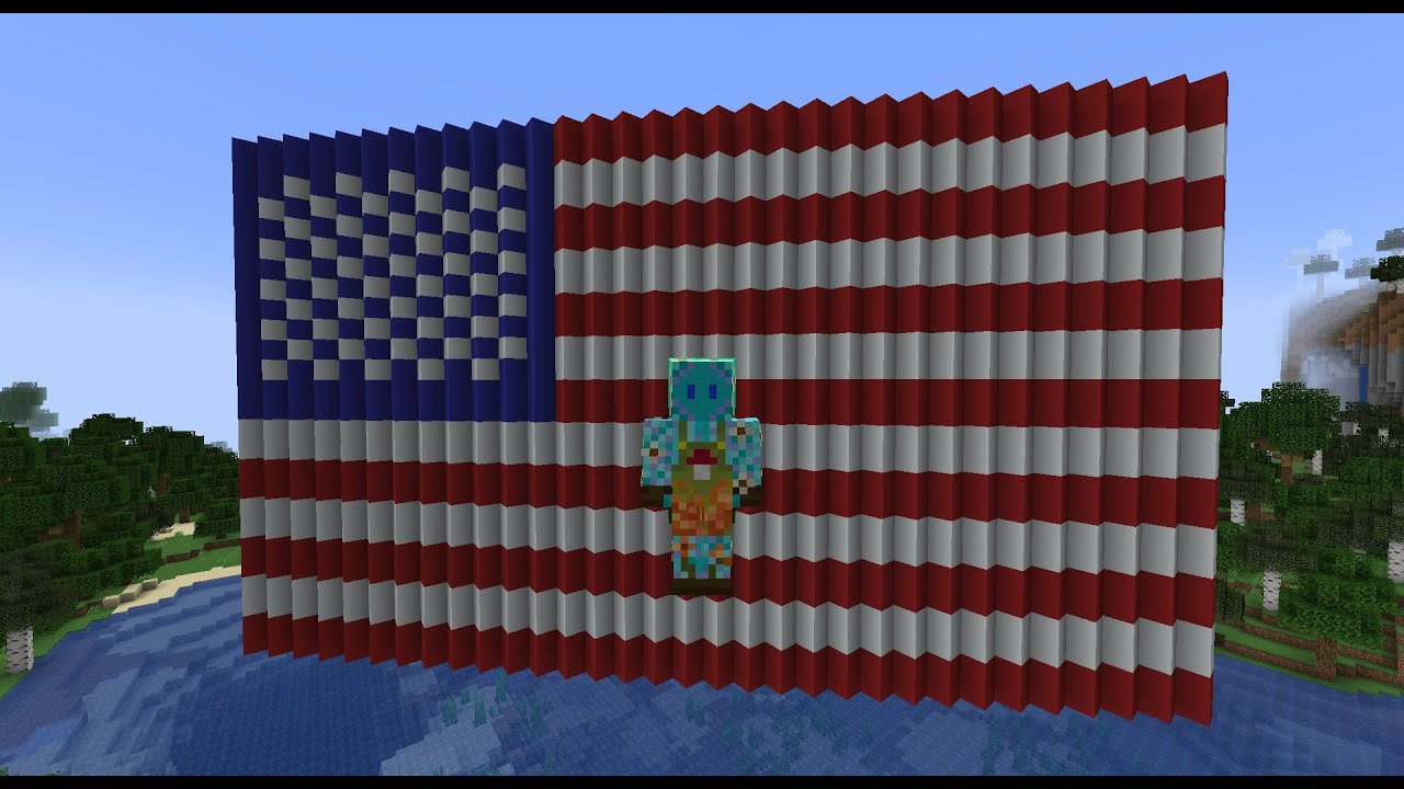 4th of July 2025 Fireworks in Minecraft