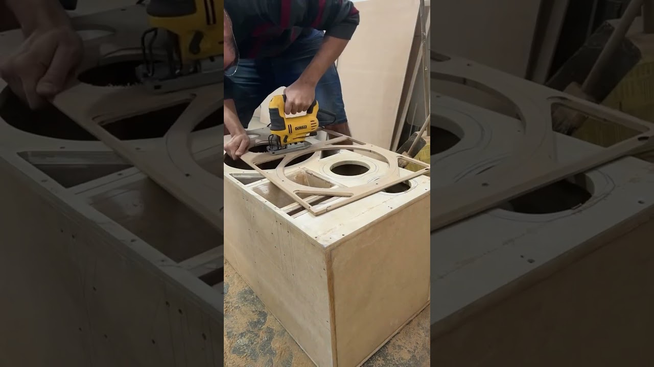 FABRICANDO A CAIXA DE SOM 4 VIAS 15 POL!
