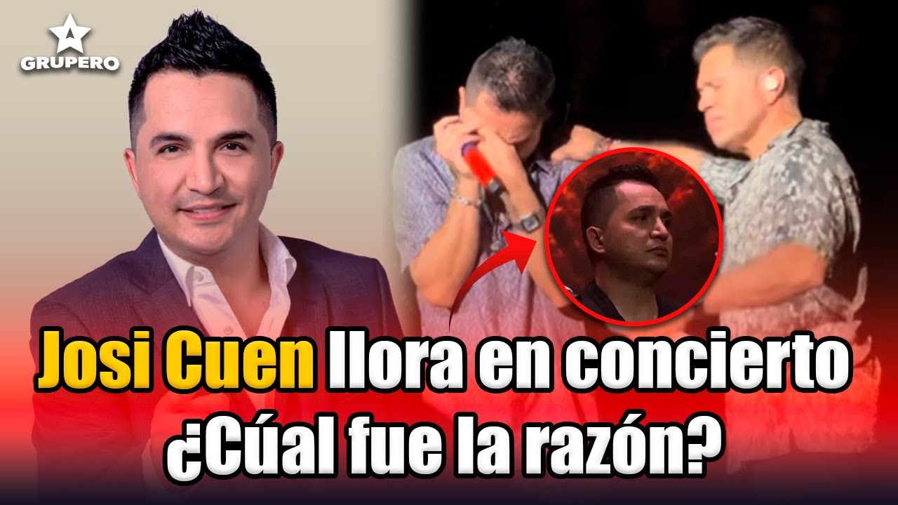 Josi Cuen rompe en llanto en plena presentación