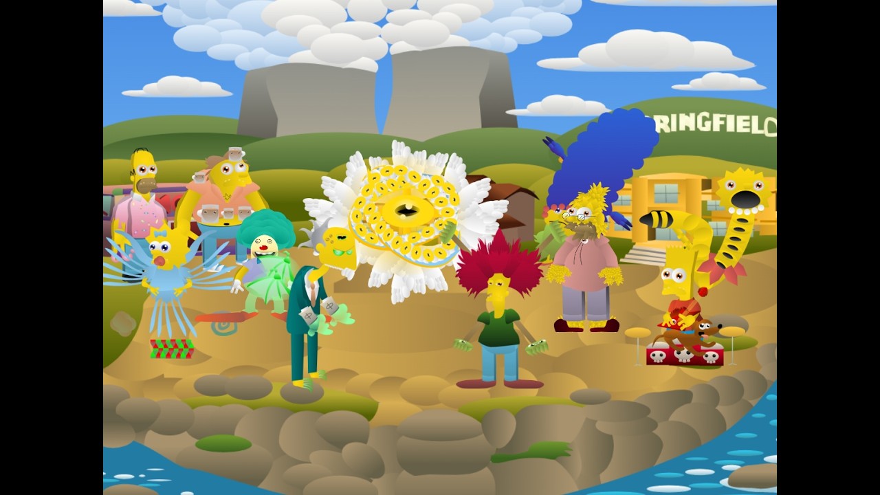 Simpsons Symphony Wave 3- [ANIMATED] - (My Singing Monsters Fanmade Simpsons Island)
