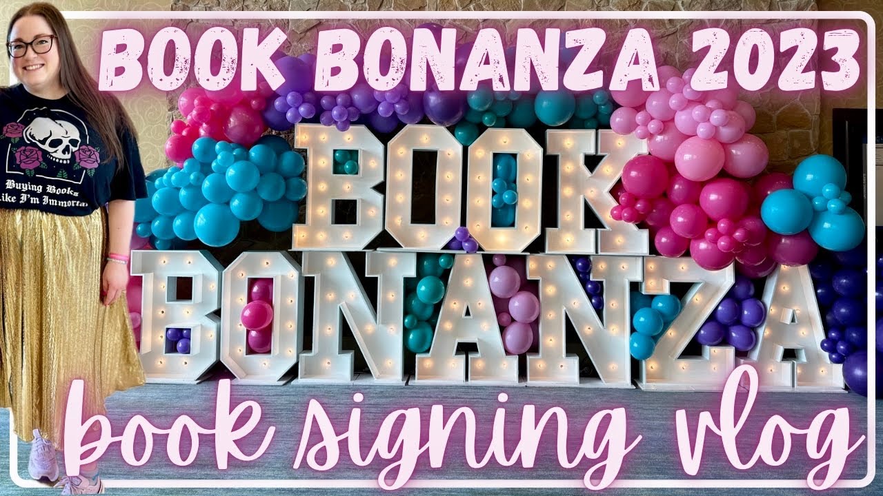 Book Bonanza 2023 vlog | romance book signing + book signing tips