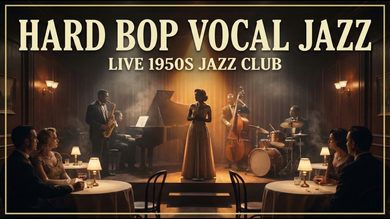 Smooth Hard Bop Vocal Jazz | 1950s Vintage Jazz Club Sound