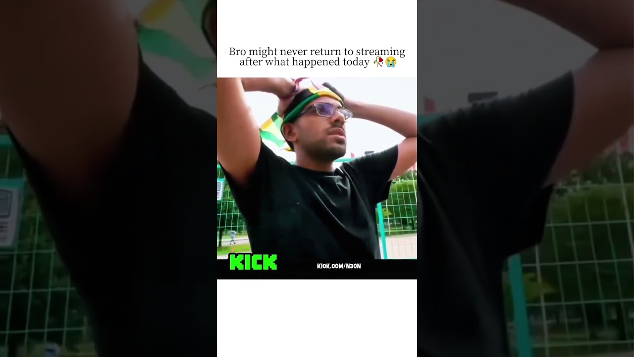 Bro might never return to streaming after what happened today🥀😭#viral #fyp