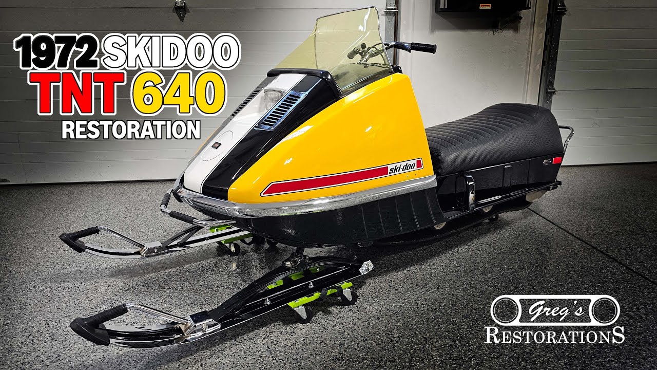 Old Iron Restoration. Bringing This 1972 Ski-Doo TNT 640 Back To Life!