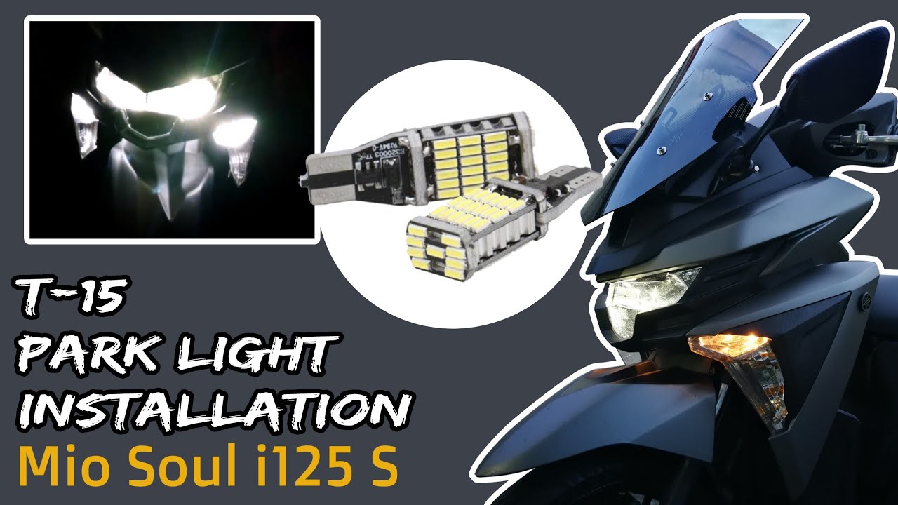 Mio Soul i125 S T15LED Park light replacement