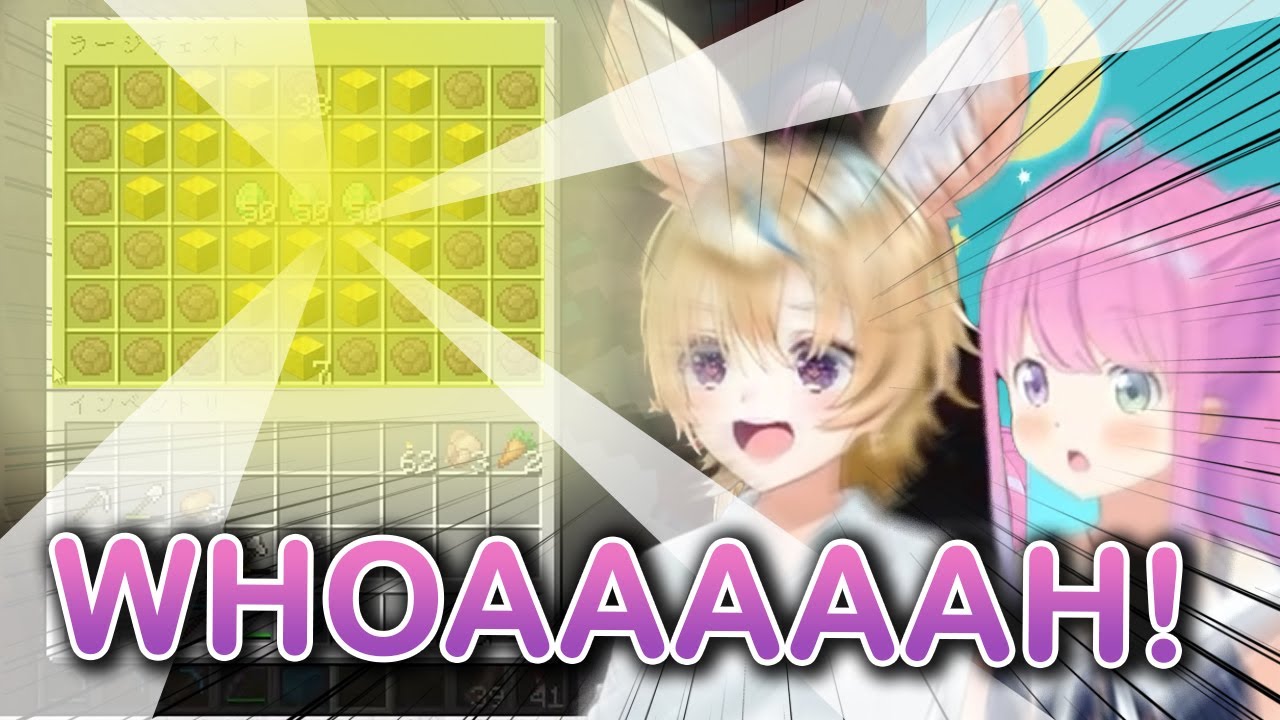 PoLuna can't believe the reward Watame gave them!! Luna and Polka!