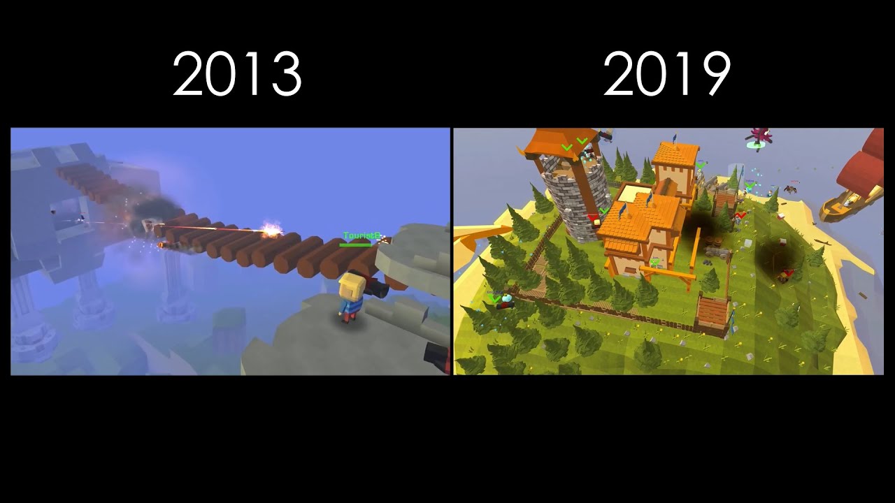 Kogama Trailer Evolution (2013-2019)
