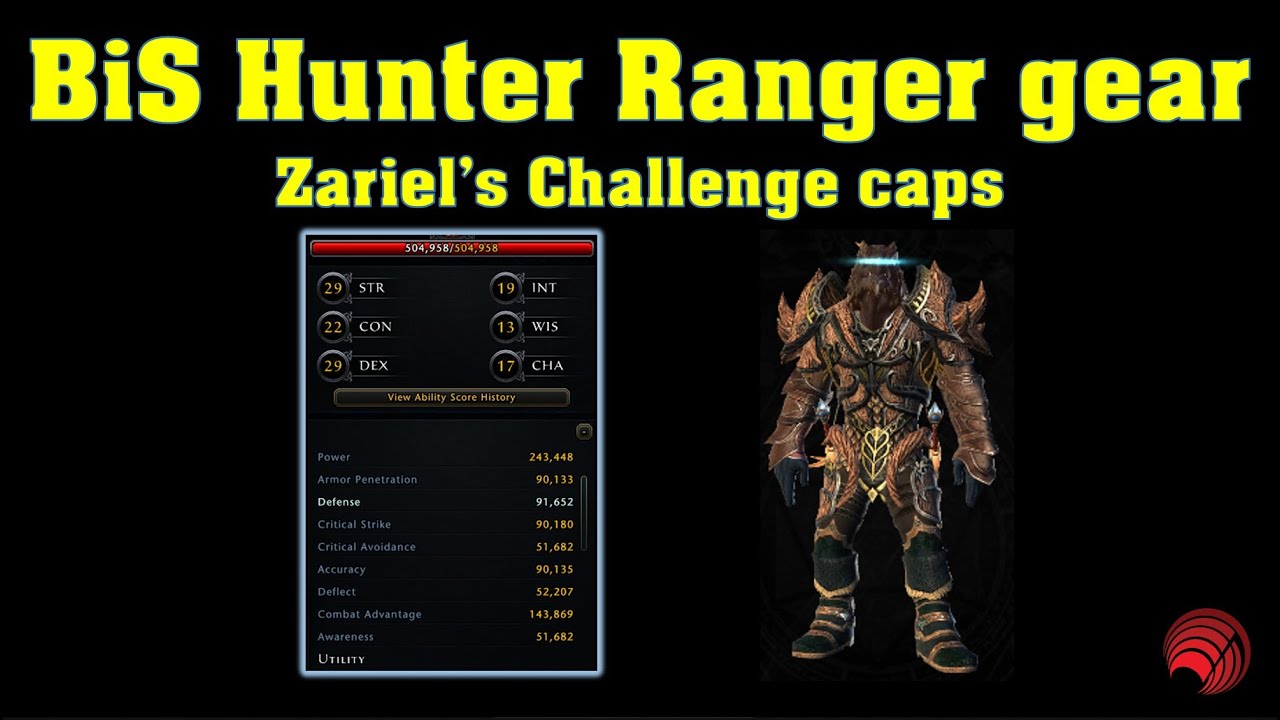 Neverwinter: BiS Hunter Ranger gear setup for M19