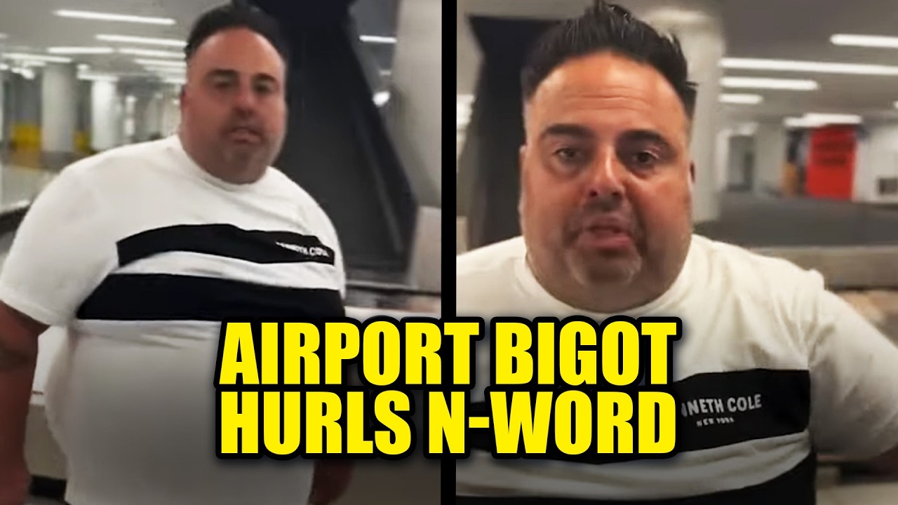 WATCH: Airport Bigot Calls Black Man N-Word During Racist Meltdown