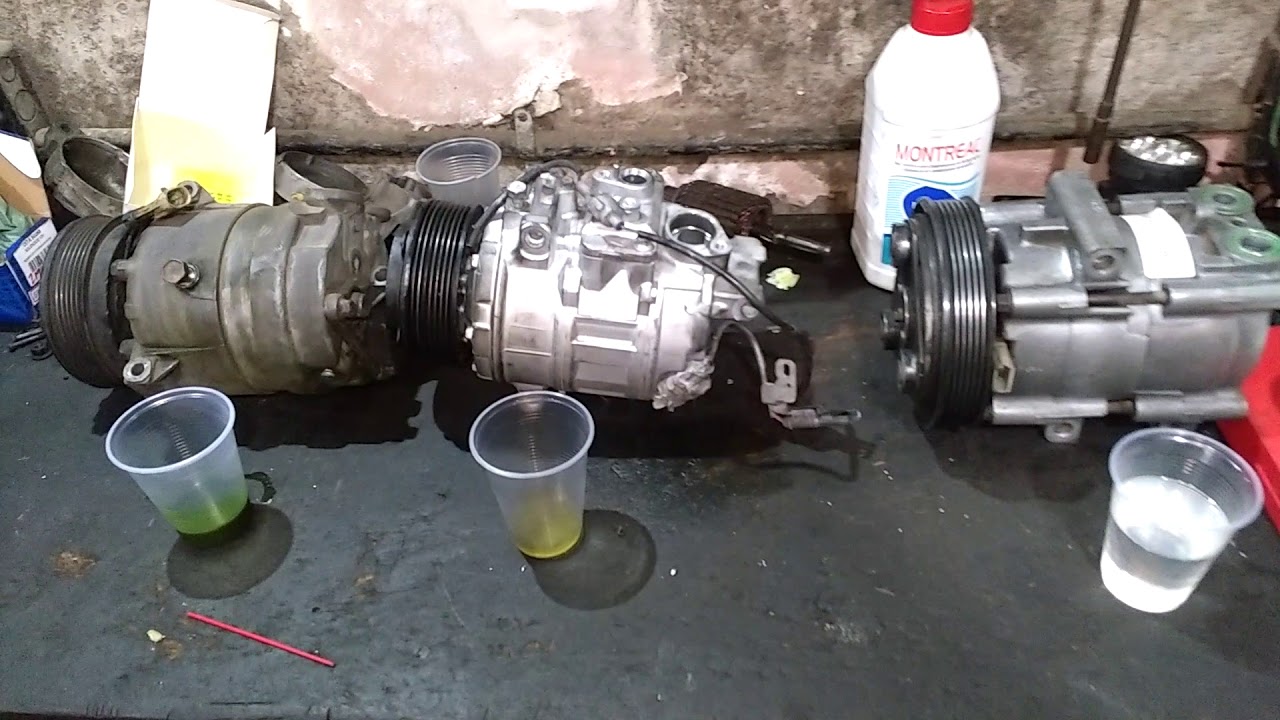 Avaliação do óleo do compressor para saber se é preciso limpar o sistema!