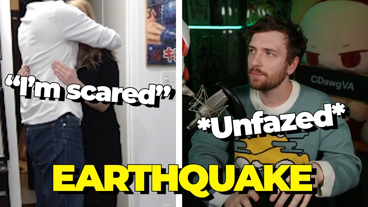 CDawgVA and Gigguk's Reactions to an Earthquake While Streaming Couldn't Be More Different