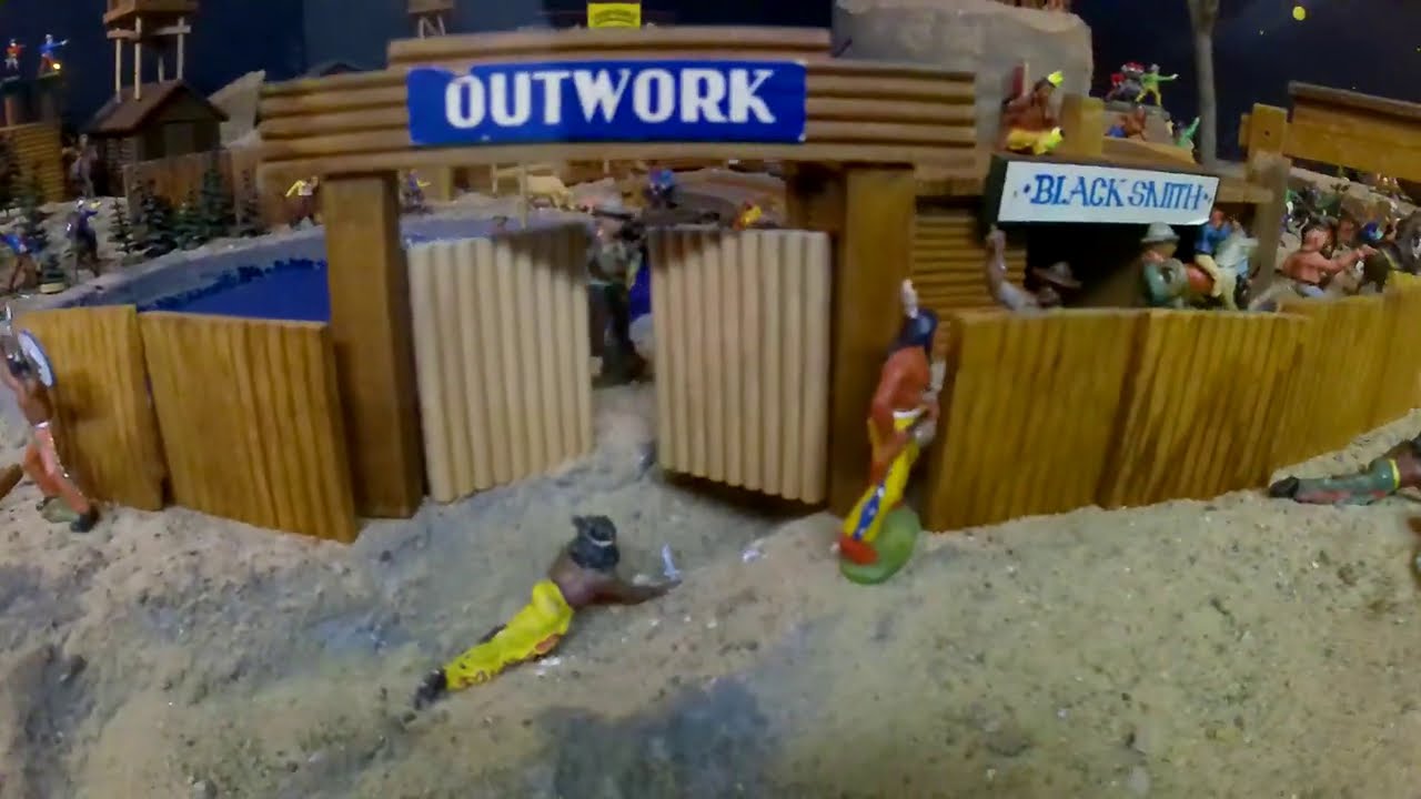 DDR Indianer und Cowboys......DIORAMA.....Teil 2