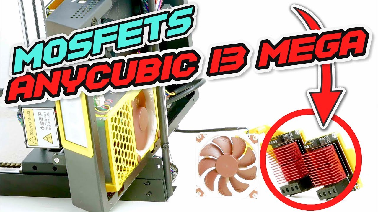 ANYCUBIC I3 Mega DOPPEL MOSFETS - EINBAU
